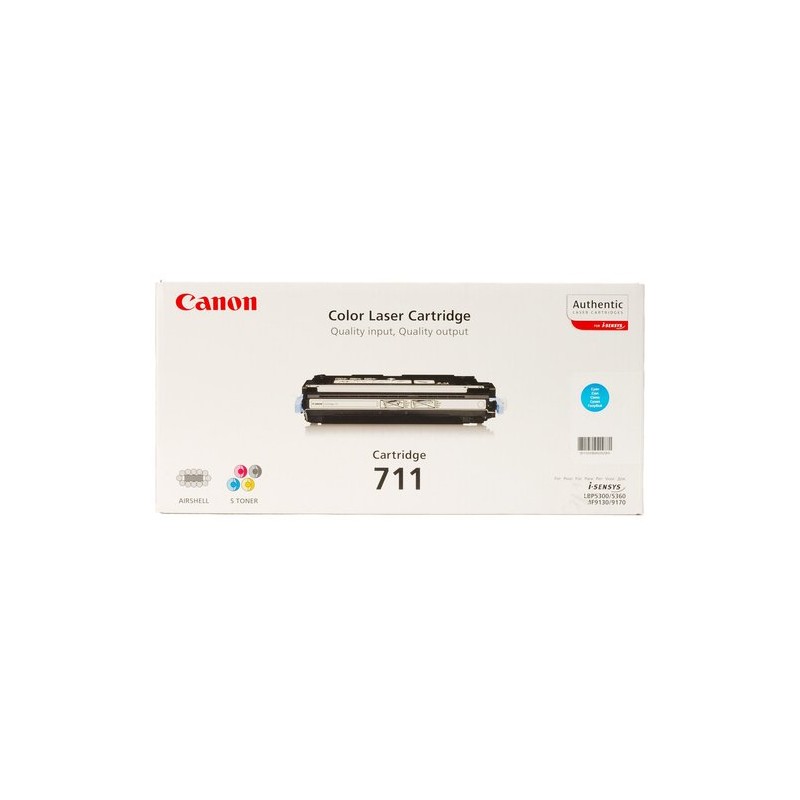 TONER CANON CRG711C CIAN (6-000 PAG-)