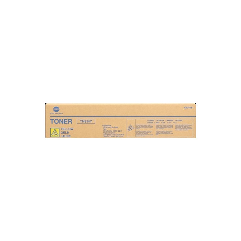 TONER KONICA-MINOLTA TN-314Y AMARILLO