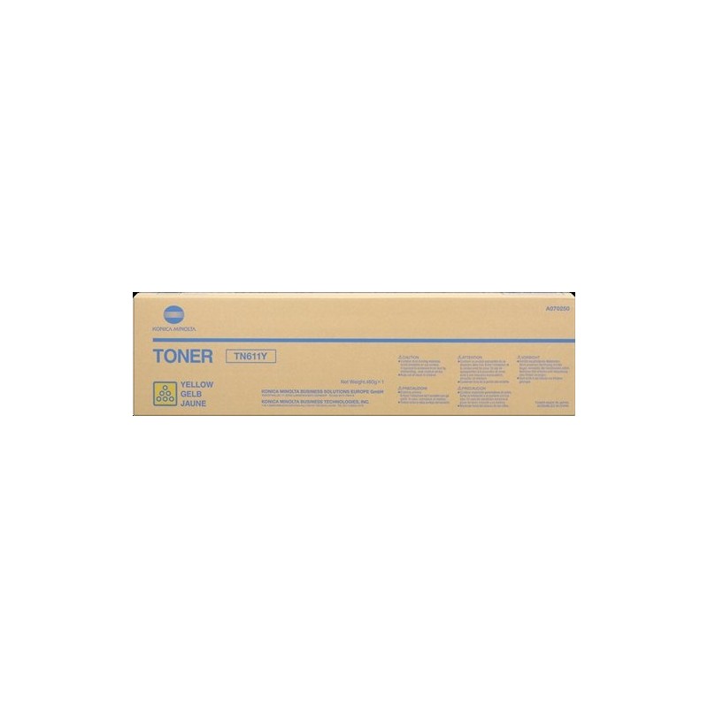 TONER KONICA-MINOLTA TN611Y AMARILLO