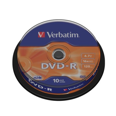 DVD -R VERBATIM 4-7GB 16x SPINDLE 10