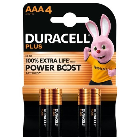 PILAS DURACELL AAA PLUS (MN2400-LR03) B4
