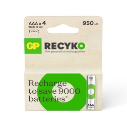 PILAS RECARGABLES GP 950 B-4
