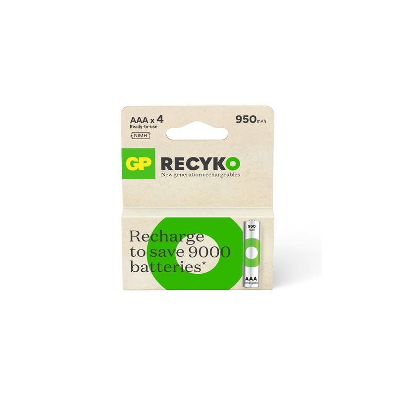 PILAS RECARGABLES GP 950 B-4 PILAS RECARGABLES GP 950 B-4