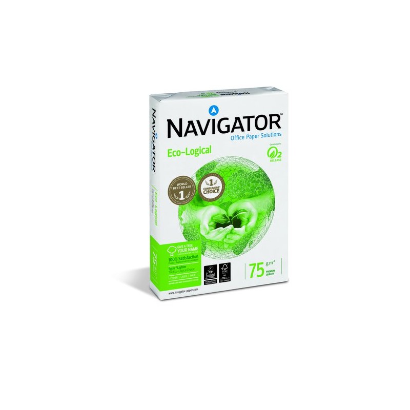 PAPEL A3 NAVIGATOR ECO-LOGICAL 75g 500h
