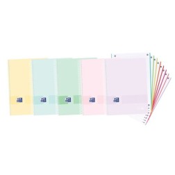 BLOC OXF- EU-BOOK 8 A4 160h CD-5 PASTEL