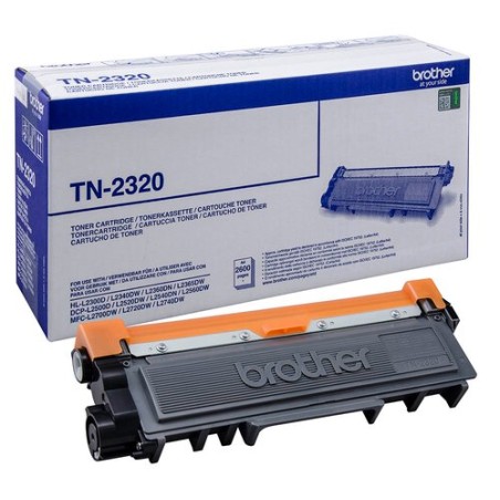 TONER BROTHER TN-2320 NEGRO (2-600 PÁG-