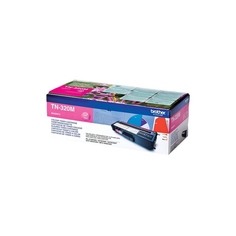 TONER BROTHER TN-320M MAGENTA TONER BROTHER TN-320M MAGENTA