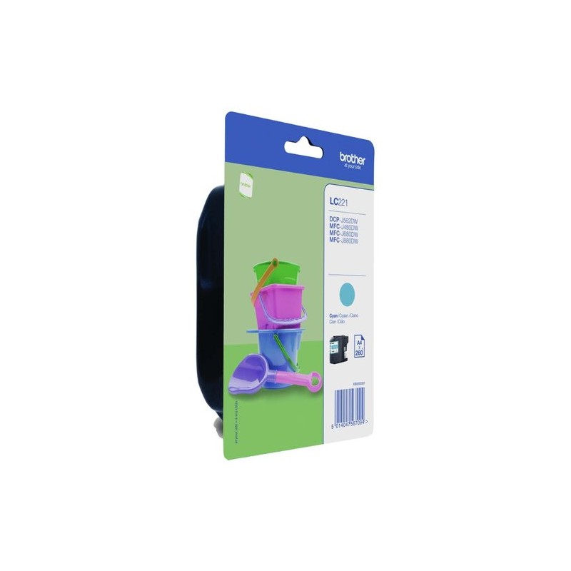CART-IJ- BROTHER LC-221C CIAN CART-IJ- BROTHER LC-221C CIAN
