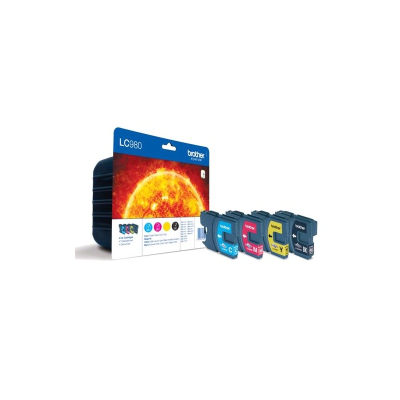 CART-IJ- BROTHER LC-980VALBP PACK 4 CART-IJ- BROTHER LC-980VALBP PACK 4