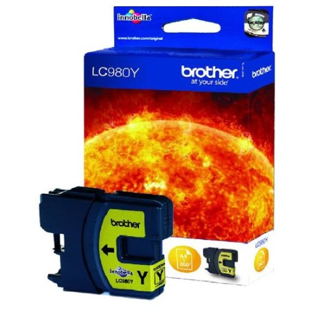 CART-IJ- BROTHER LC 980Y AMARILLO