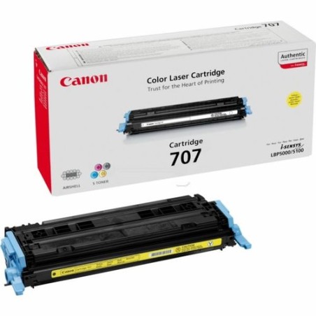 TONER CANON CRG707Y AMARILLO (2-000 PÁG-
