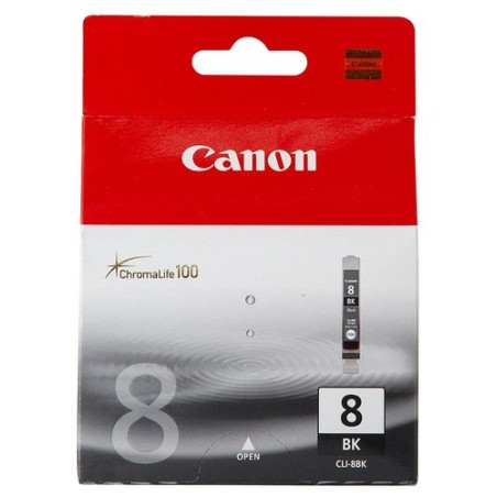 CART-IJ-CANON CLI8BK DEP-TINT-NEGRA