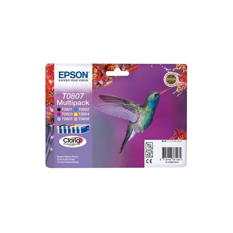 CART-IJ-EPSON T080740 R2x5-360 MULTIPACK CART-IJ-EPSON T080740 R2x5-360 MULTIPACK