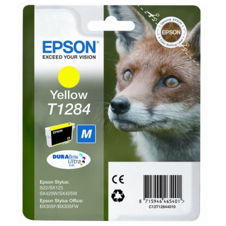 CART-IJ-EPSON T128440 AMARILLO