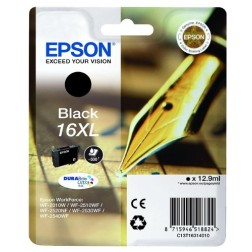 CART-IJ-EPSON T163140 Nº16XL NEGRO