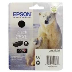 CART-IJ-EPSON T262140 26XL NEGRO