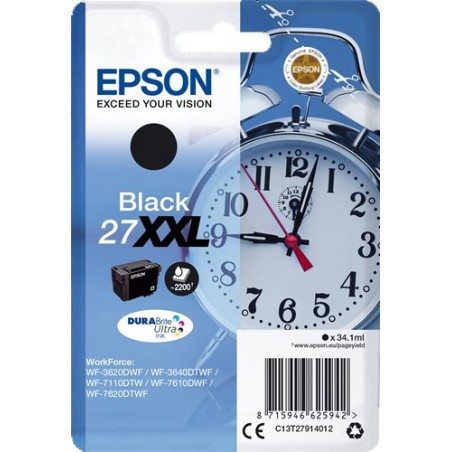 CART-IJ-EPSON T279140 Nº27XXL NEGRO