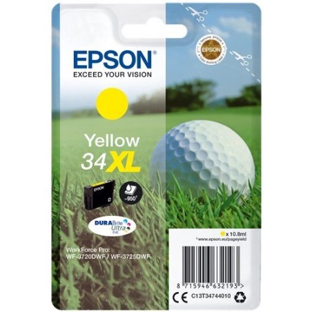 CART-IJ-EPSON T347440 Nº34XL AMARILLO