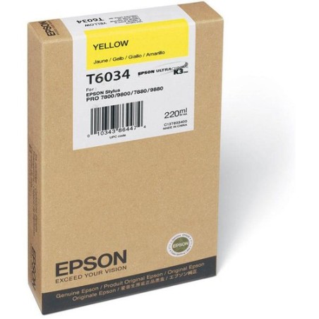 CART-IJ-EPSON T603400 AMARILLO