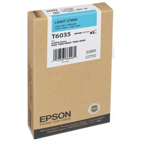 CART-IJ-EPSON T603500 CIAN CLARO