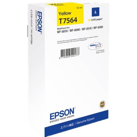 CART-IJ-EPSON T756440 AMARILLO