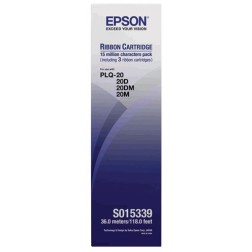 CINTA EPSON S015339 PLQ-20 NEGRA PACK 3