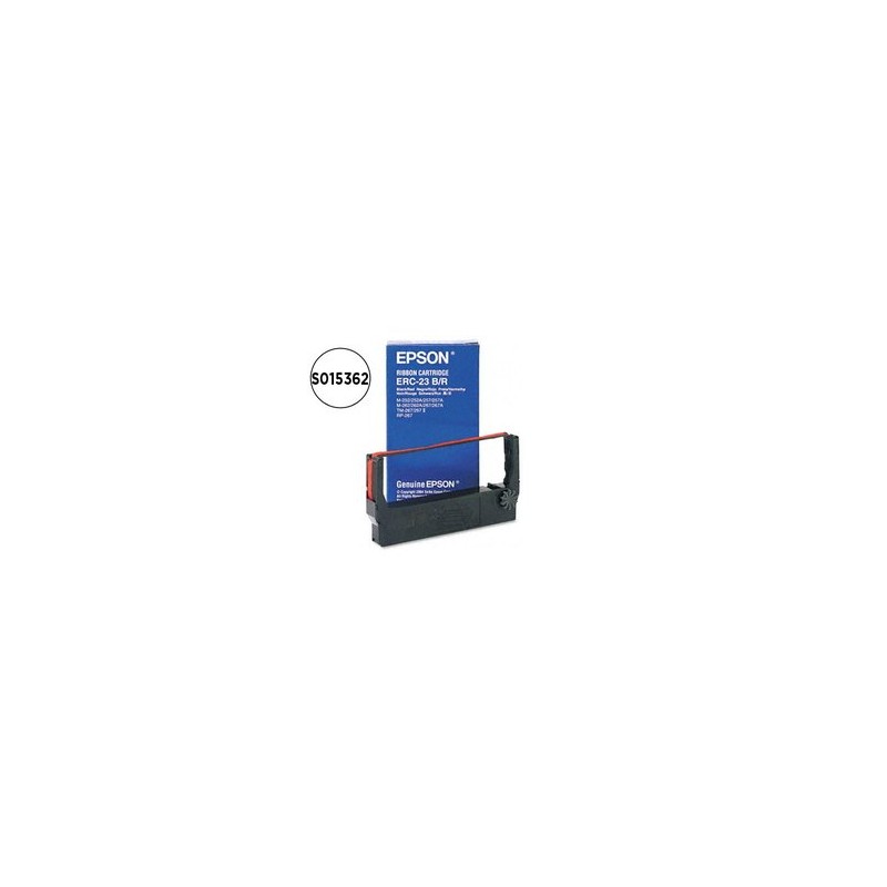 CINTA EPSON S015362 ERC-23B NEGRO-ROJO CINTA EPSON S015362 ERC-23B NEGRO-ROJO