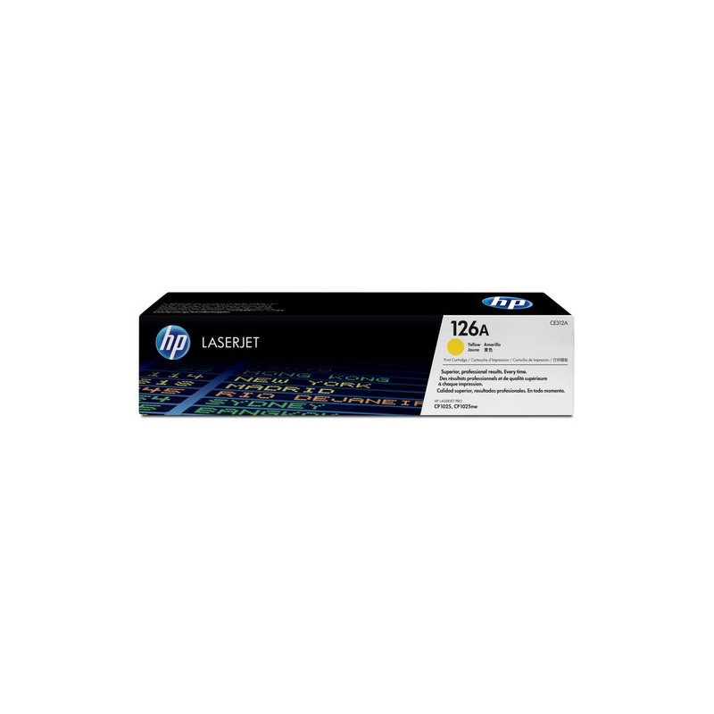 TONER HP Nº126A CE312A LJ 1025 AMARILLO