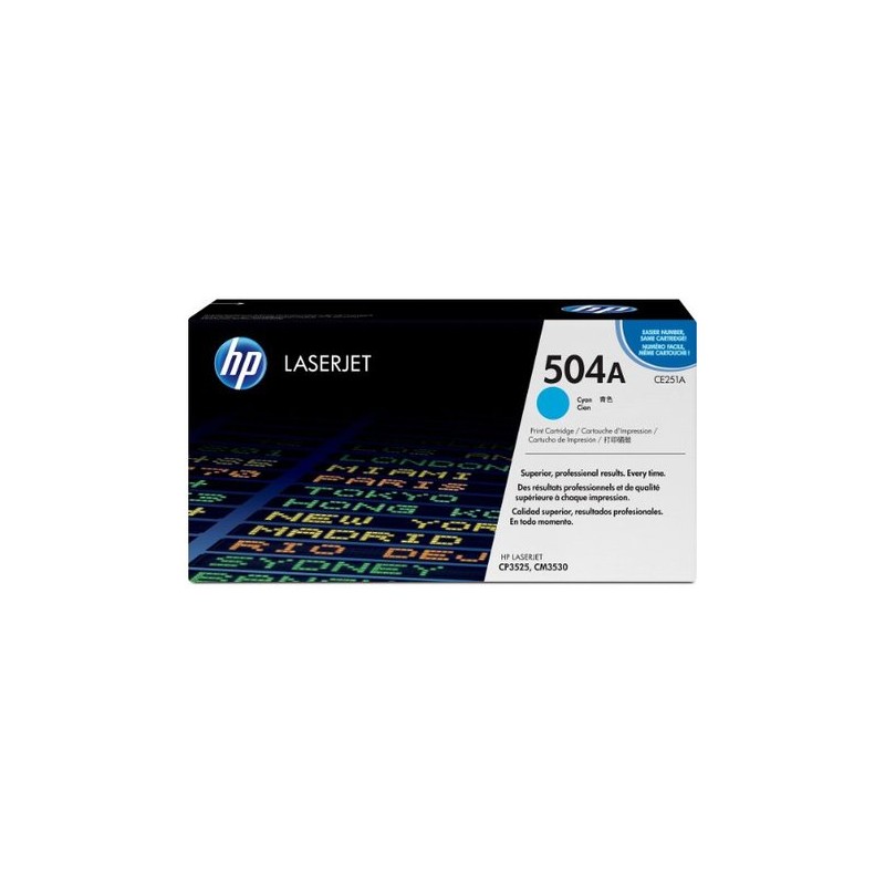 TONER HP Nº504A CE251A LJ CP3525 CIAN