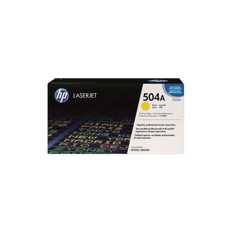TONER HP Nº504A CE252A LJ CP3525 AMARIL