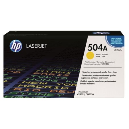 TONER HP Nº504A CE252A LJ CP3525 AMARIL