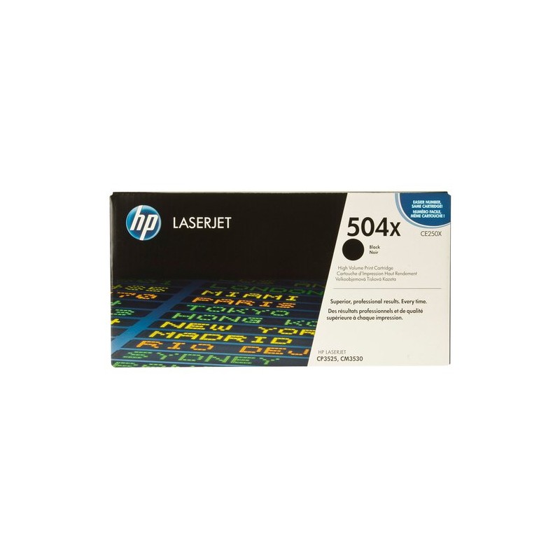 TONER HP Nº504X CE250X LJ CP3525 NEGRO