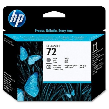 CABEZAL HP C9380A Nº72 GRIS Y NEGRO FOTO