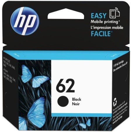 CART-IJ-HP C2P04AE Nº 62 NEGRO