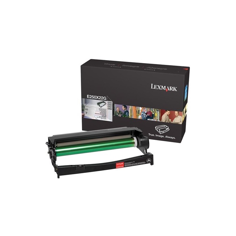 TAMBOR LEXMARK E250X22G NEGRO 30-000 PAG