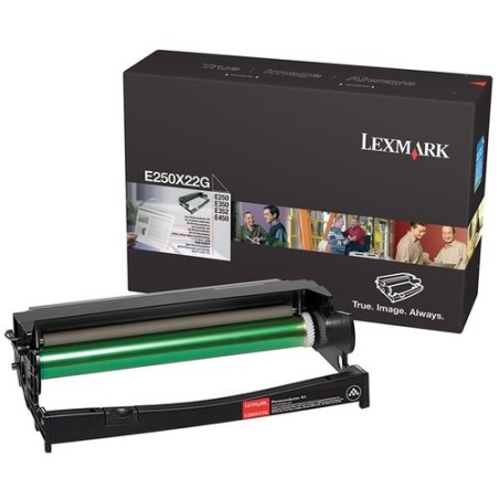 TAMBOR LEXMARK E250X22G NEGRO 30-000 PAG