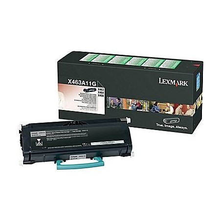 TONER LEXMARK X463A11G NEGRO 3-500 PAG