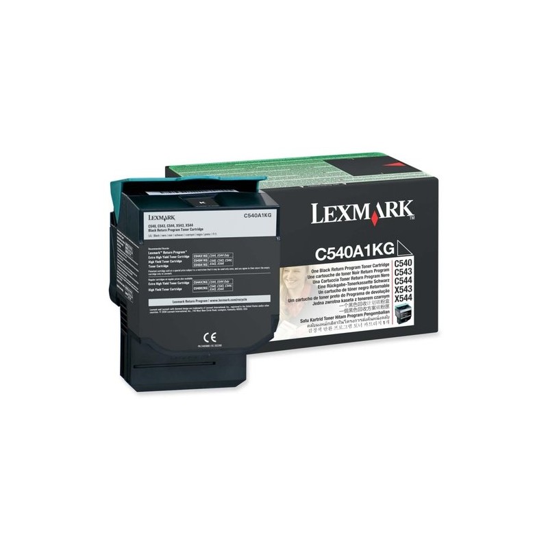TONER LEXMARK C540A1KG NEGRO TONER LEXMARK C540A1KG NEGRO