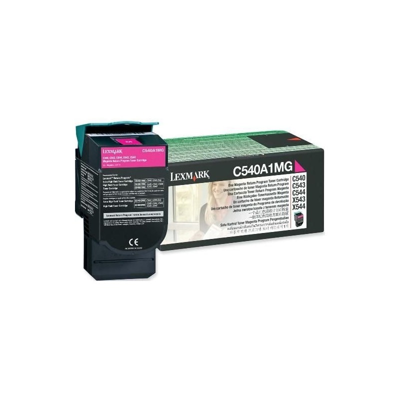 TONER LEXMARK C540A1MG MAGENTA TONER LEXMARK C540A1MG MAGENTA