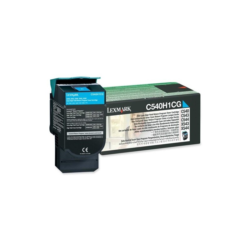 TONER LEXMARK C540H1CG CIAN