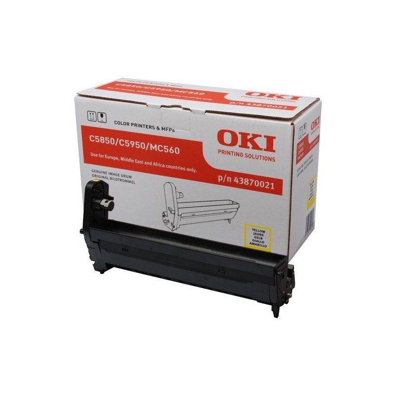 TAMBOR OKI C5850 AMARIL C11 (20-000 pág)