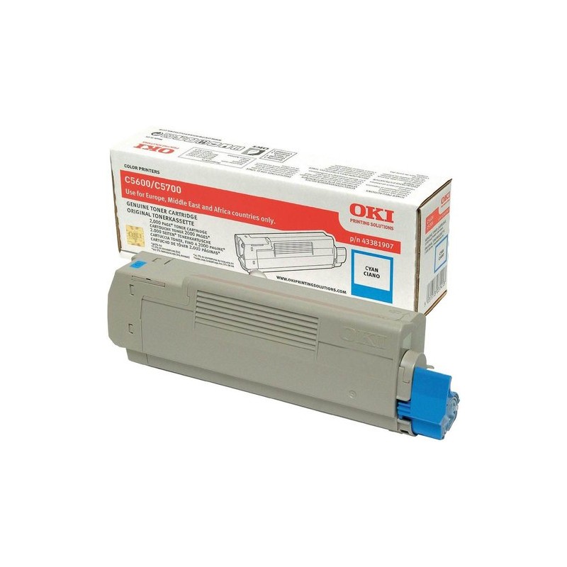 TONER OKI C5600-5700 CIAN TYPE C8