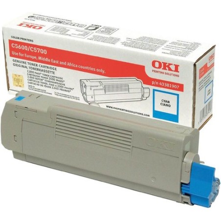 TONER OKI C5600-5700 CIAN TYPE C8