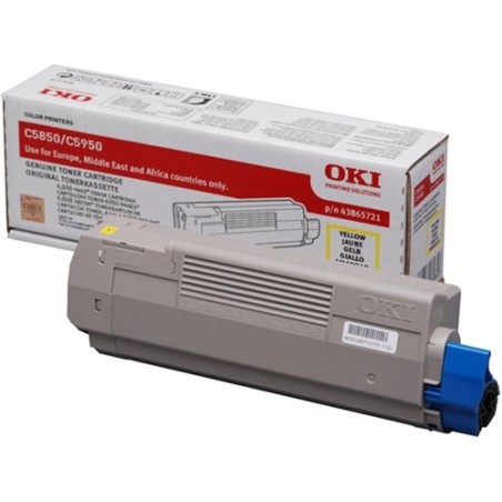 TONER OKI C5850 AMARILLO C11 (6-000 pág)