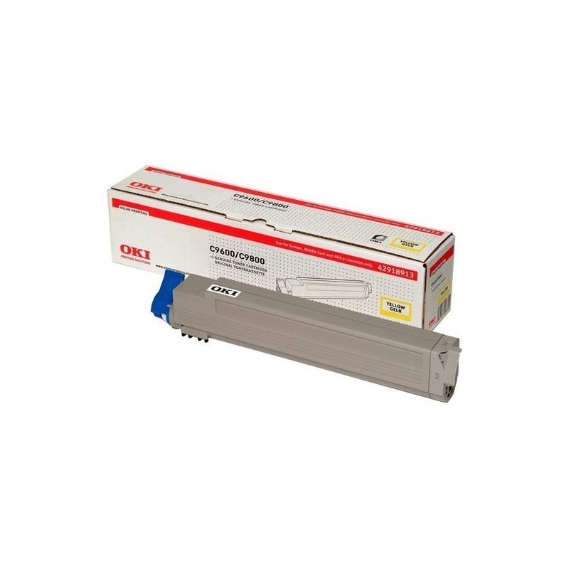 TONER OKI C9600-9650-9800-9850 AMARIL C7