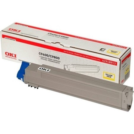 TONER OKI C9600-9650-9800-9850 AMARIL C7