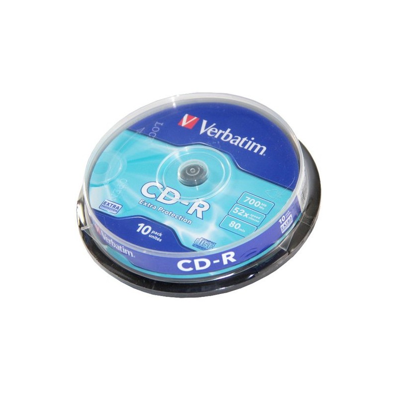 CD-ROM VERBATIM 700MB 52x SPINDLE 10 CD-ROM VERBATIM 700MB 52x SPINDLE 10
