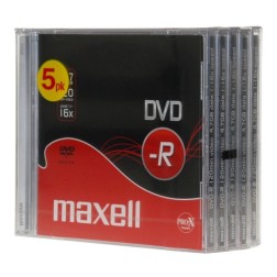 DVD-R MAXELL 4,7GB 16x JEWEL CASE P-5
