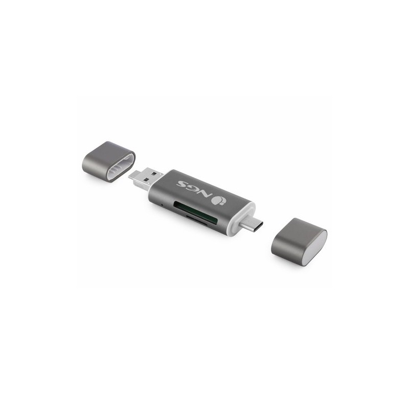 LECTOR DE TARJETAS NGS USB TIPO C 5 EN 1