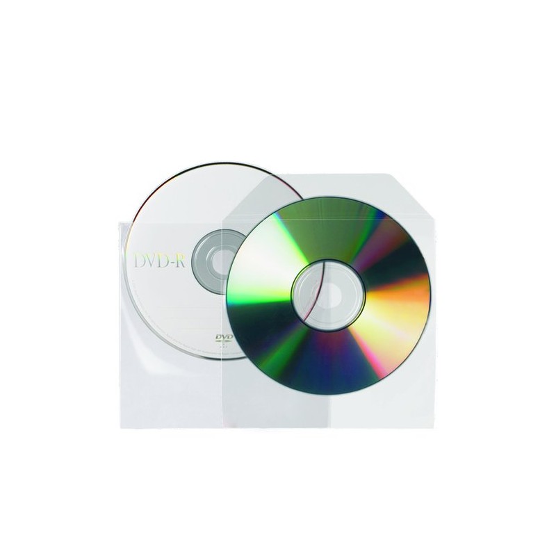 FUNDA CD-DVD 3L 125x128 BOLSA 25